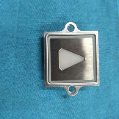Kone elevtaor square push button with ear